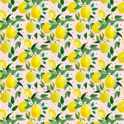 Small Lemons in Sunrise Pink