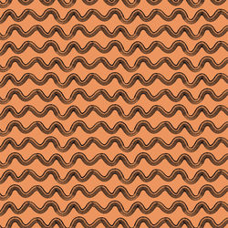 Swirl Stripe in Pumpkin