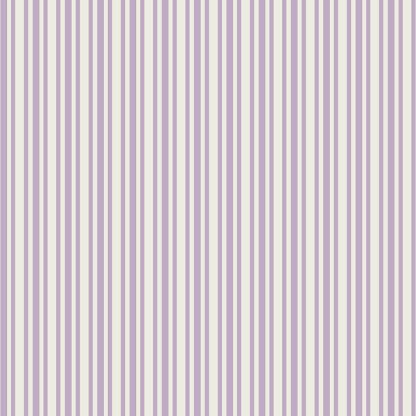 Ticking Stripe in Spring Lilac