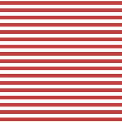 Horizontal Dress Stripe in Geranium