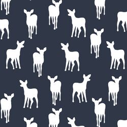 Fawn Silhouette in Eclipse