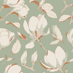 Magnolia Bloom in Sage Green