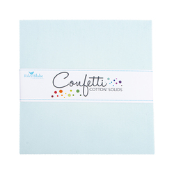 Confetti Cotton 10" Square Pack in Bleached Denim