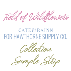 Field of Wildflowers Sample Strip