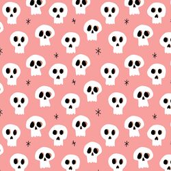 Sweet Skulls in Warm Pink