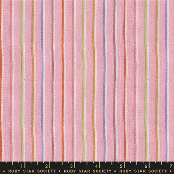 Sketch Stripe Twist Weave in Rosebud