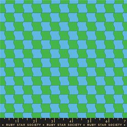 Wavy Check in Verdant