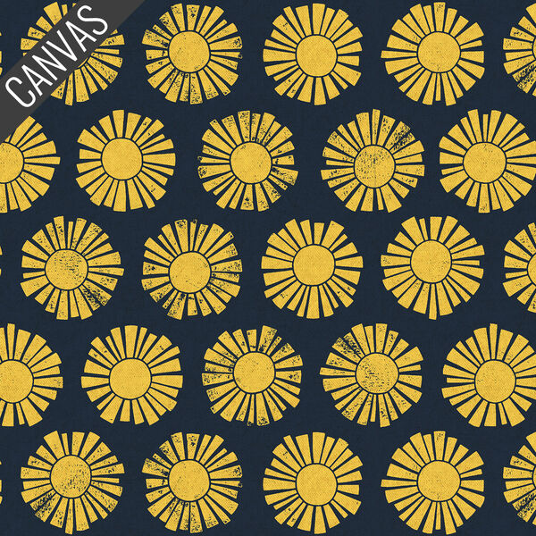 Sunshine Canvas in Navy Unbleached
