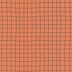 Pencil Check in Dusty Coral