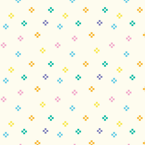 Cosmic Confetti in Ivory