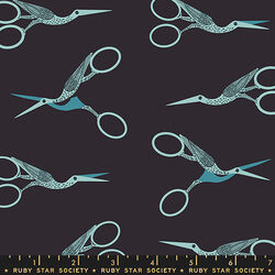 Stork Scissors in Soft Black