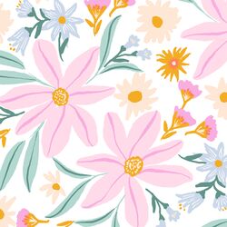 Medium Laguna Floral in Pastel