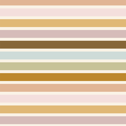 Rainbow Stripe in Vintage Blooms
