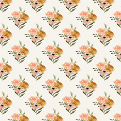 Floral Bouquet in Cream