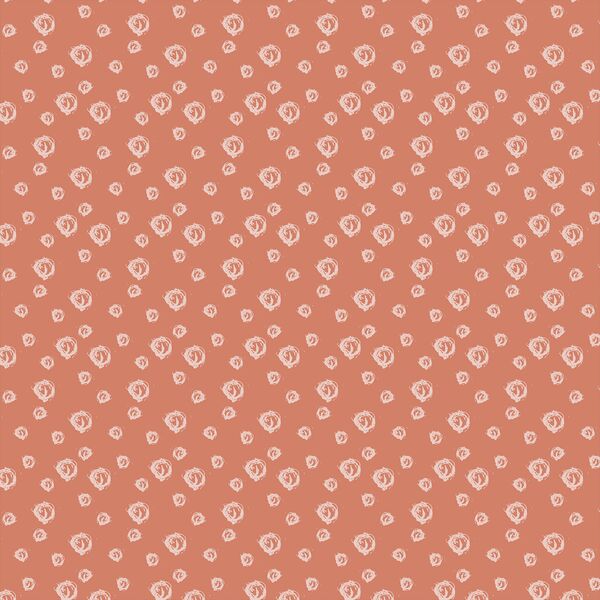 Sketched Dot in Blush on Shaded Coral