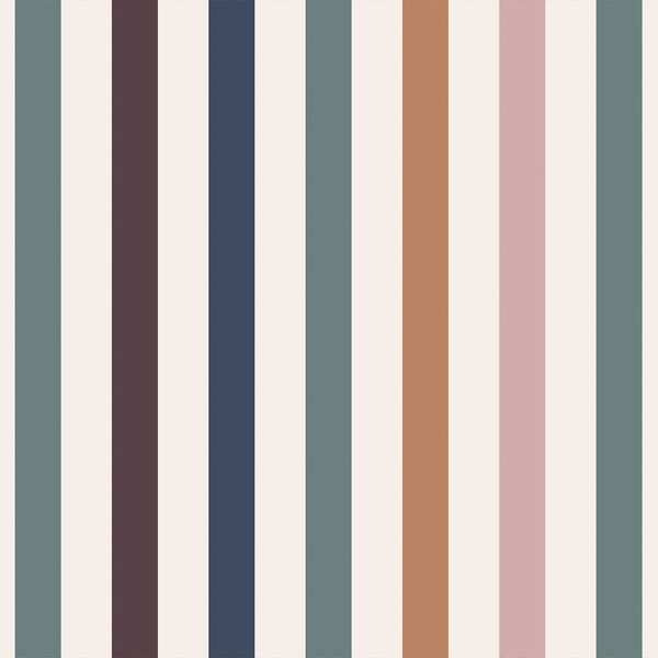 Large Rainbow Stripe in Vintage