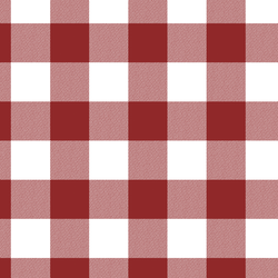 Winter Gingham in Cranberry