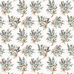 Mistletoe Sprigs in Holiday