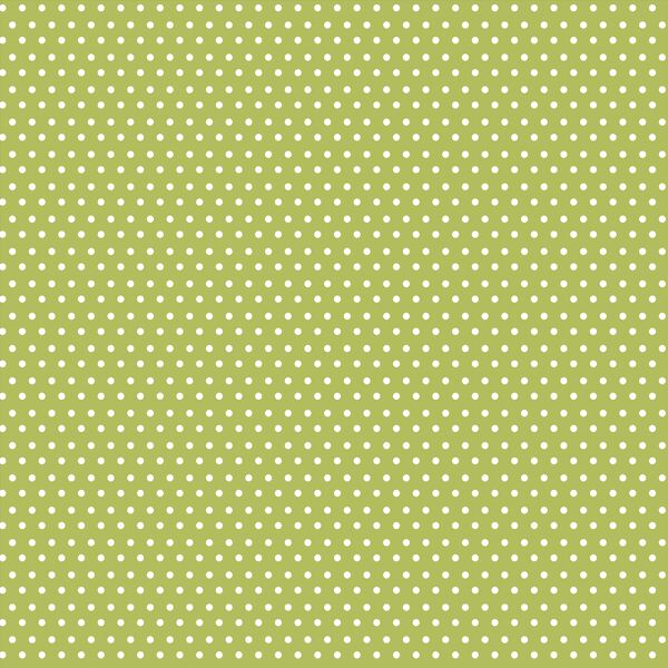 Polka Dots in Lime Green