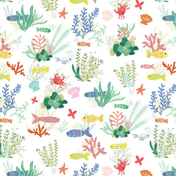 Ocean Floor in White