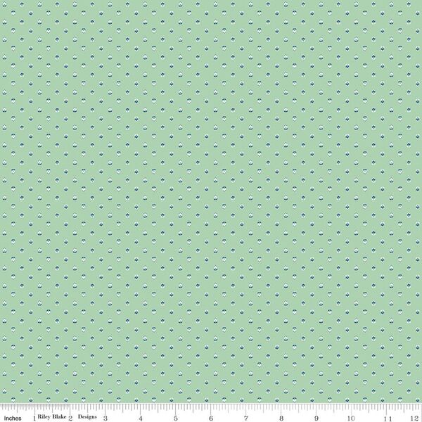 Ditsy in Green