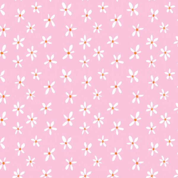 Painterly Daisies in Pink