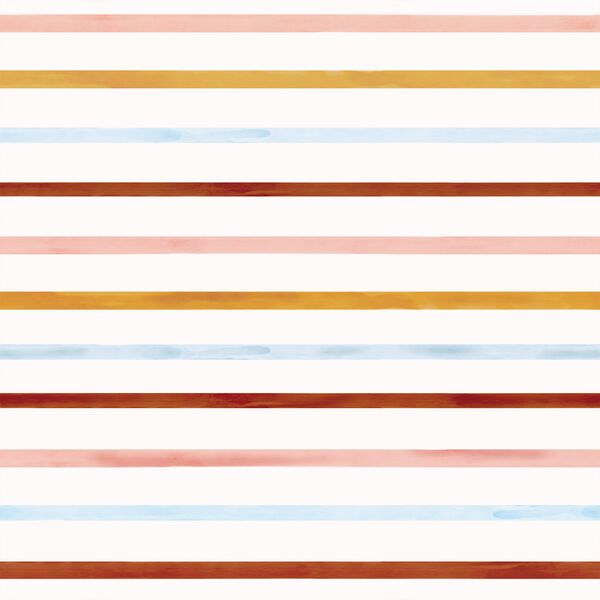 Large Watercolor Stripes in Love Struck