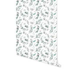 Falling Botanics in White
