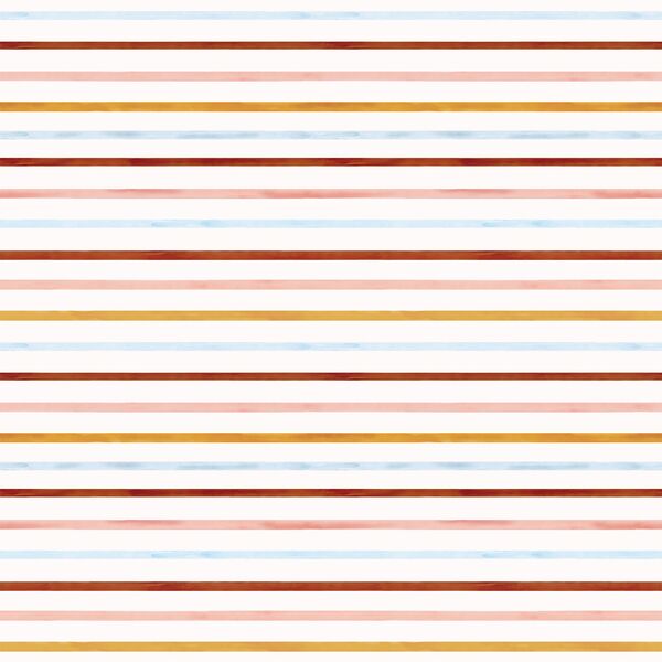 Watercolor Stripes in Love Struck