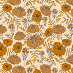 Marigold in Soft Peach