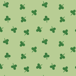 Scattered Clover in Lucky Green