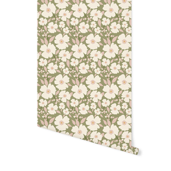 Easter Blossoms in Sage Green