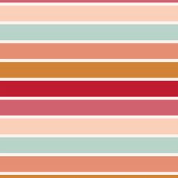 Large Sunset Stripe in Crush