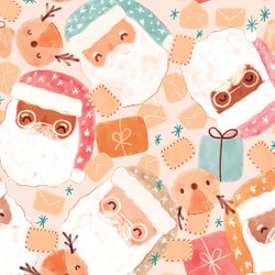 Large Dear Santa in Bright