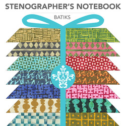 Stenographer's Notebook Fat Quarter Bundle