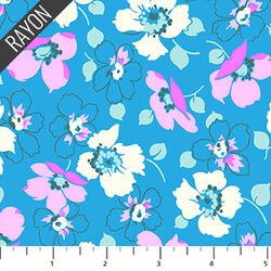 Grace Rayon in Blue