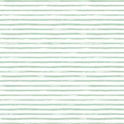Small Watercolor Stripes in Spearmint
