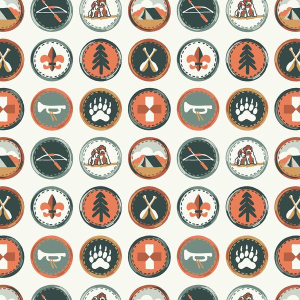 Scout Badges in Cedar