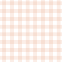 Gingham in Pale Peach