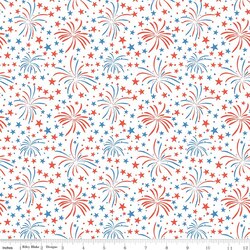 Fireworks in White