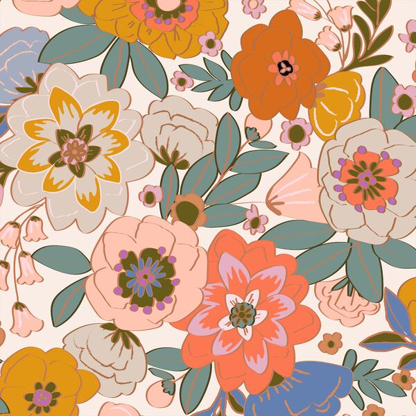 Sabra Floral in Light