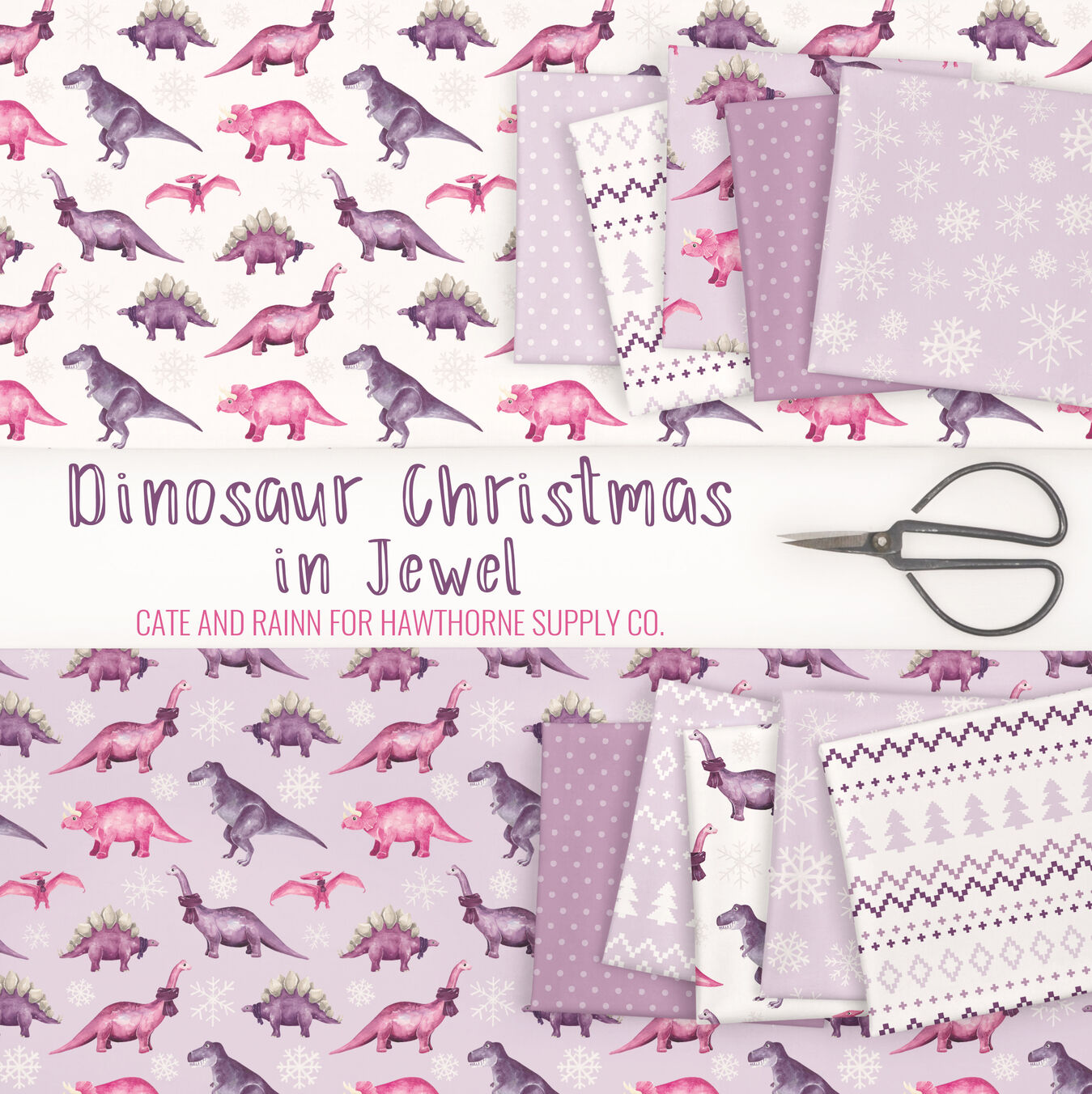 Dinosaur Christmas in Jewel Poster Image