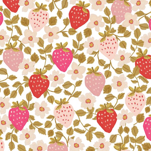 Large Berry Vines in Strawberry