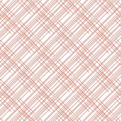 Thatched in Desert Rose on White
