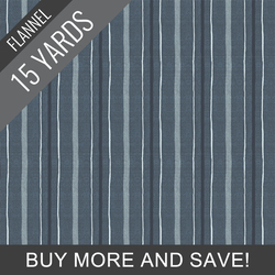 High Tide Flannel in Night - 15 Yard Bolt