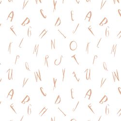 Letters in Dark Pink