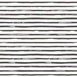 Watercolor Stripes in Ash Brown