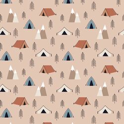 Small Tents in Light Clay