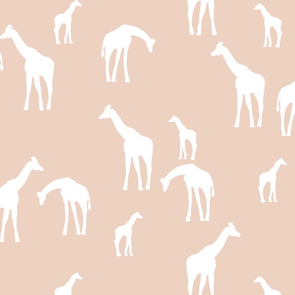 Giraffe Silhouette in Shell