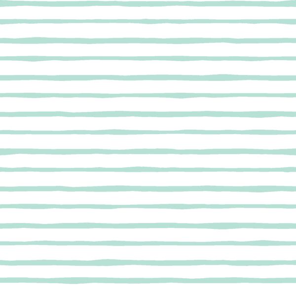 Artisan Stripe in Aloe on White